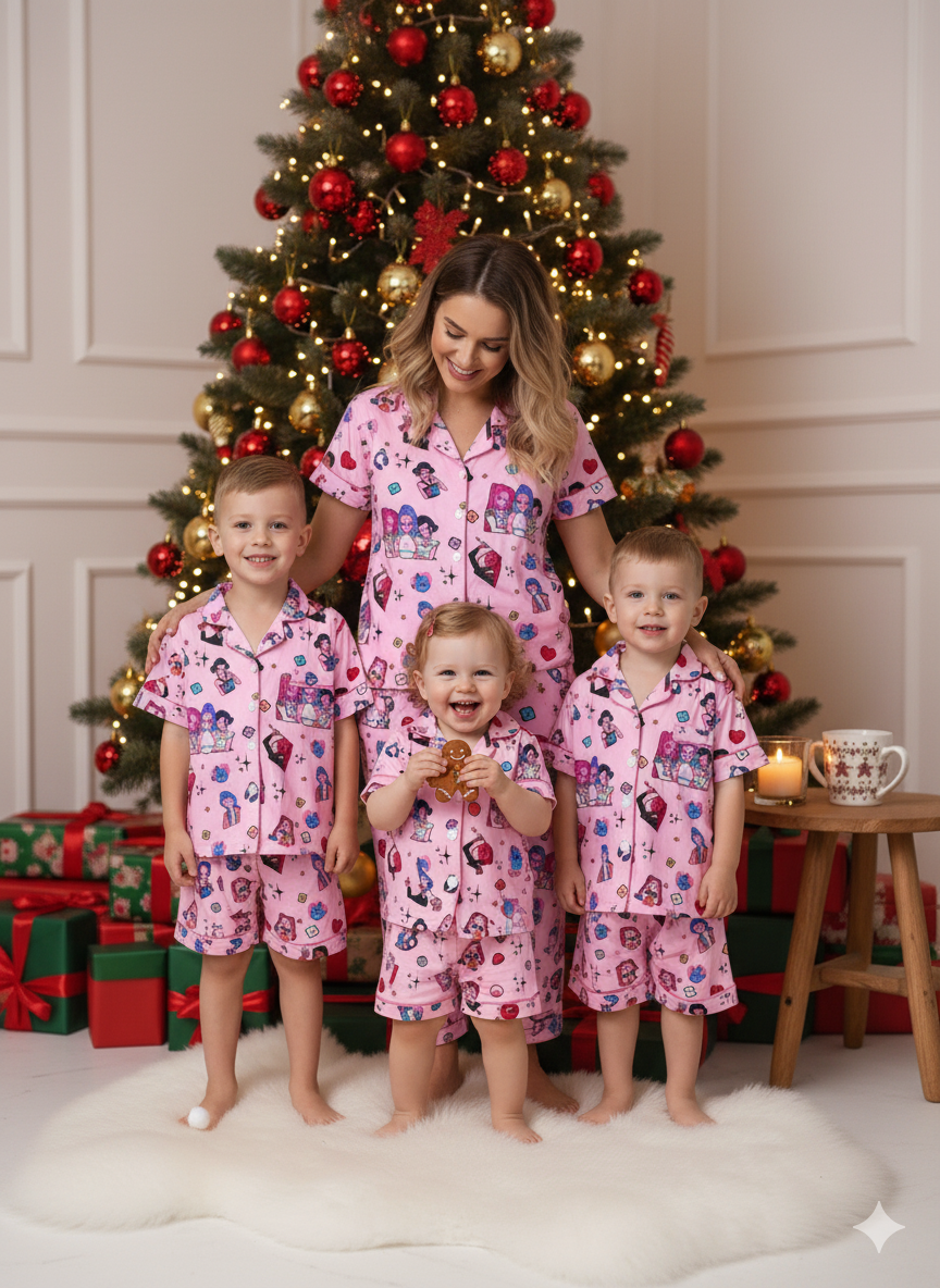 Holly & Home™ K-Pop Demon Hunter Pajamas Set